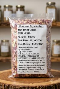 SOS Organic Dried Onion 250gm