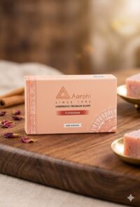 Geranium, Handmade Scrub Soap by Aarohi 70g