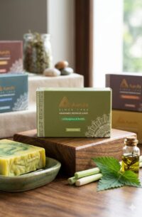 Lemongrass & Nettle, Handmade Premium Soap by Aarohi 70g
