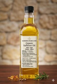 Wood-pressed Organic SOS Safflower Oil 500ml