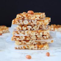 Organic Peanut mix White Sesame Chikki 200g (fat free)