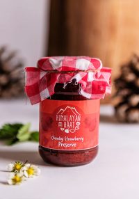 Organic Chunky Strawberry Preserve 240g