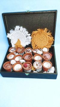 Small Terracotta Candles Gift Box Pack of 12