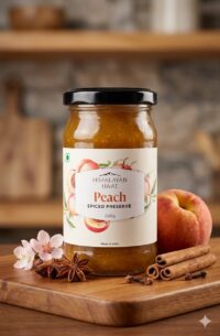 Organic Peach Spiced Preserve 340g