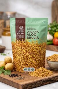 Organic Aloo Bhujiya 100gm ( by Pure & Sure)