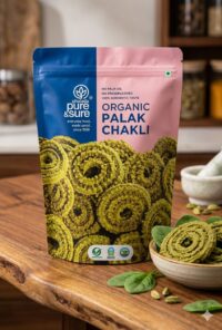 Organic Palak Chakli 100gm ( Pure & Sure)
