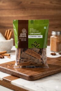 Organic Cinnamon Bark 50g (by Pure & Sure)