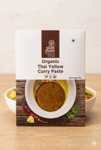 Organic Thai Yellow Curry Paste 50gm by ( Pure & Sure)