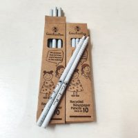 Recycled Newspaper Pencils Pack Of 10 By Green Foot Print