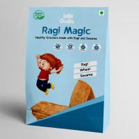 Organic Khakra, Ragi Magic Per Box - 100g By Little Grabs