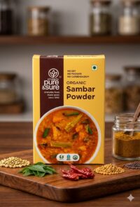 Organic Sambar Powder 100g ( Pure & Sure )