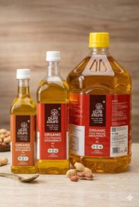 Organic Groundnut Oil ( Pure & Sure )