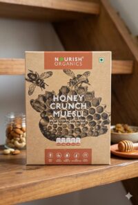 Nourish Organics Honey Crunch Muesli 300gm