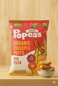 Organic Chickpea Puffs NYC Pizza Popeas