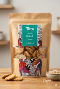 Organic Baked Jowar Mathri 150g by Taru