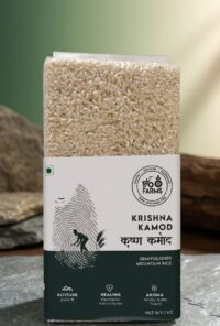 Organic Krishna Kamod Rice Semi Polished -1Kg by OOO Farms