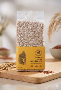 Organic Konkan Red Rice Semi Polished -1Kg by OOO Farms