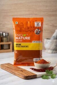 Organic Red Chilli Powder Hot 100gm by Pro Nature