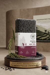Organic Krishna Black Rice UnPolished -1Kg by OOO Farms