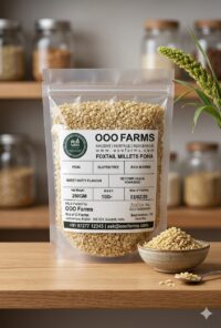 Organic Foxtail Millet Flakes / Poha 250gm- by OOO Farms