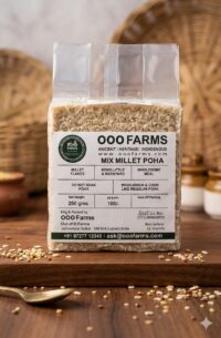 Organic Mix Millet Flakes / Poha 250gm- by OOO Farms