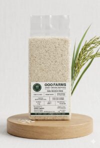Organic Kali Mooch Rice (Semipolished) 1Kg- by OOO Farms
