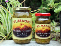 Organic Green Chilli Pickle 200gm by Kumaoni