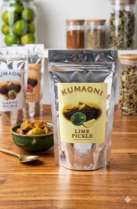 Organic Lime Pickle 200gm by Kumaoni