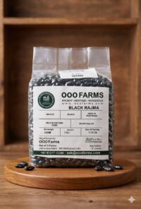 Organic Black Rajma Beans / Kala Ghevda -500gm by OOO Farms