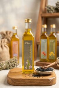 Cold Pressed Black Sesame Oil 500ml- by Kumaoni